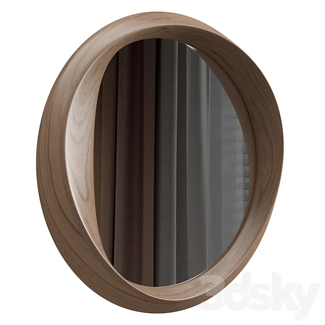 Modern round mirror Free Download