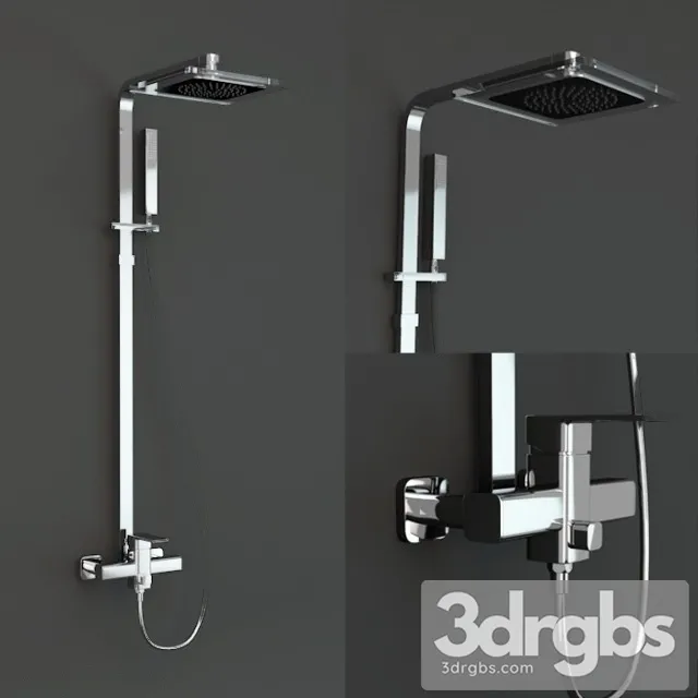 Modern Shower 3D Model Free