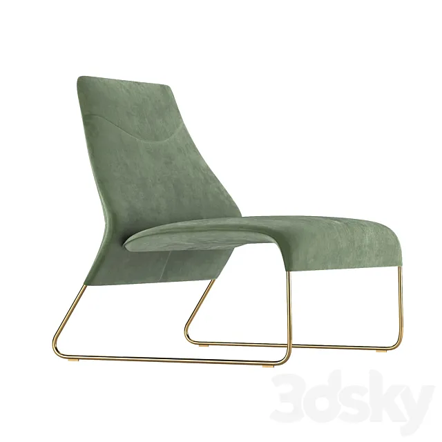 Modern single chair 3DModel