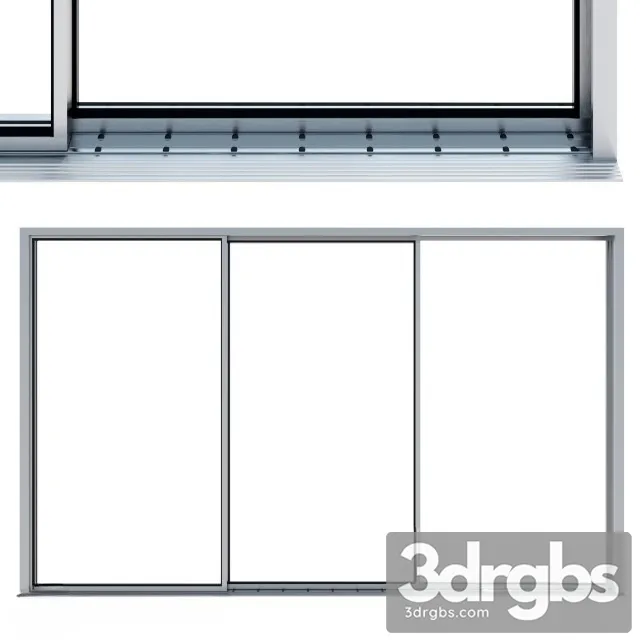 Modern Sliding Window 2 3D Model Free