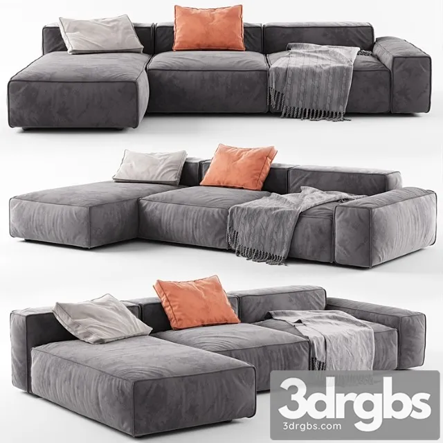 Modern sofa 03 2 3D Model Free