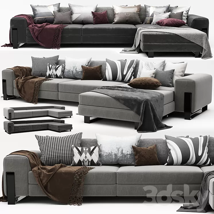 Modern sofa 3D Model
