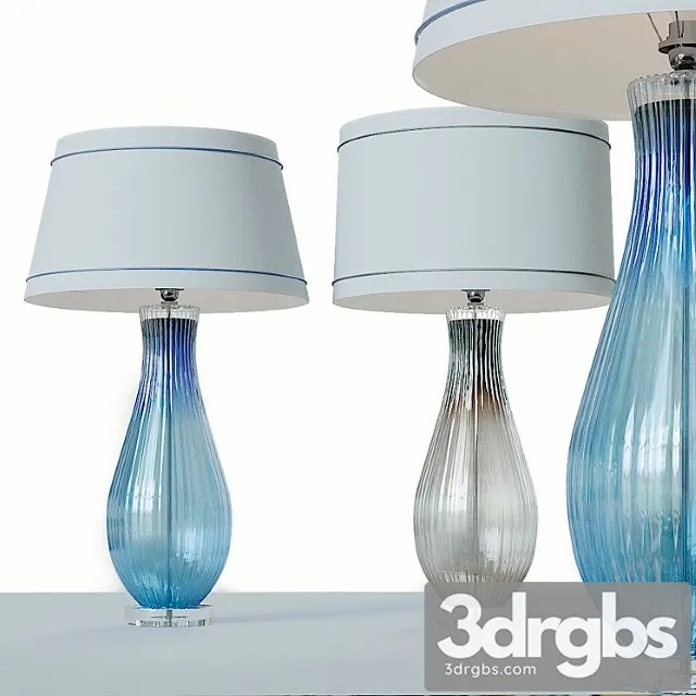 Modern Studio Art Glass Console Lamp 3D Model Free