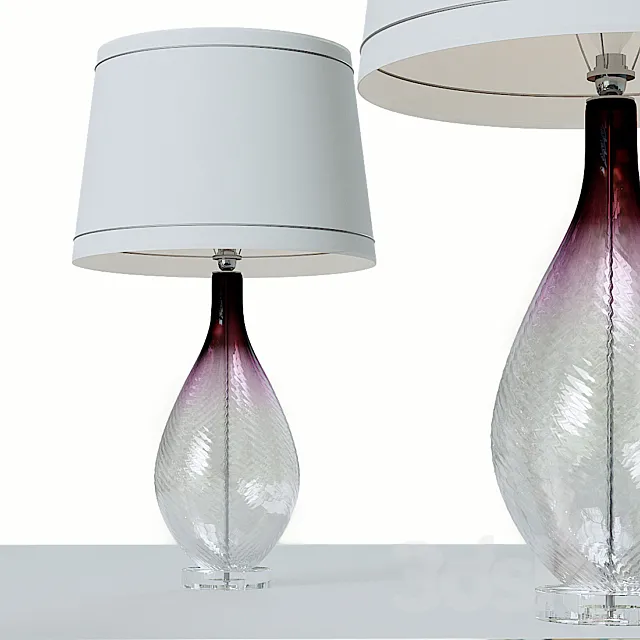 Modern Studio Art Glass Console Lamp. Free Download