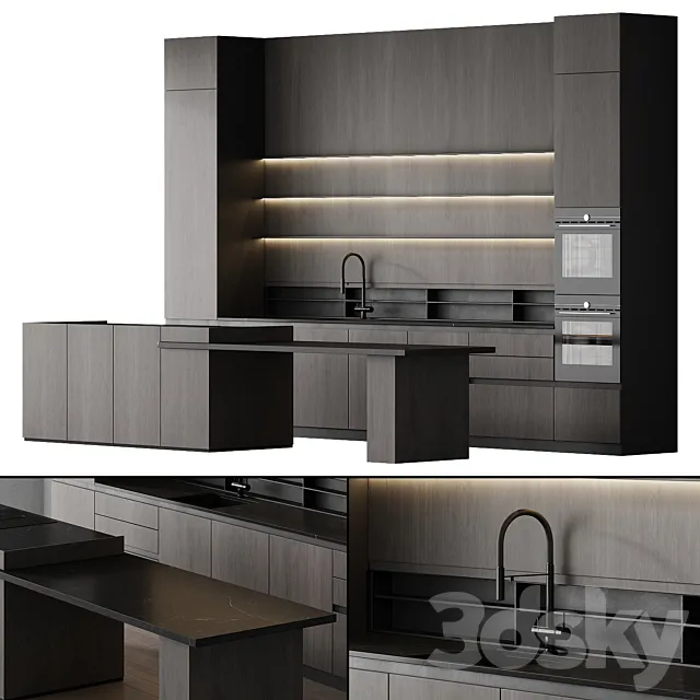 Modern style kitchen 006 | kitchen modern 3D Model