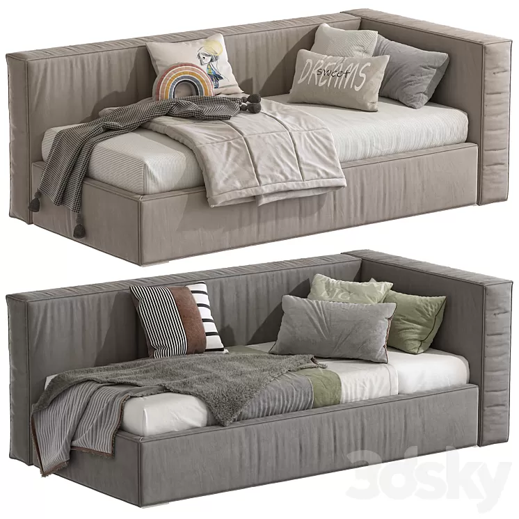 Modern style sofa bed 281 3D Model Free