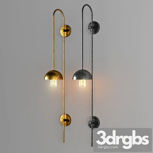 Modern wall light 3D Model Free