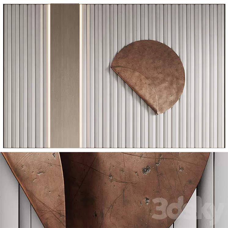 Modern Wall Panels 3D Model