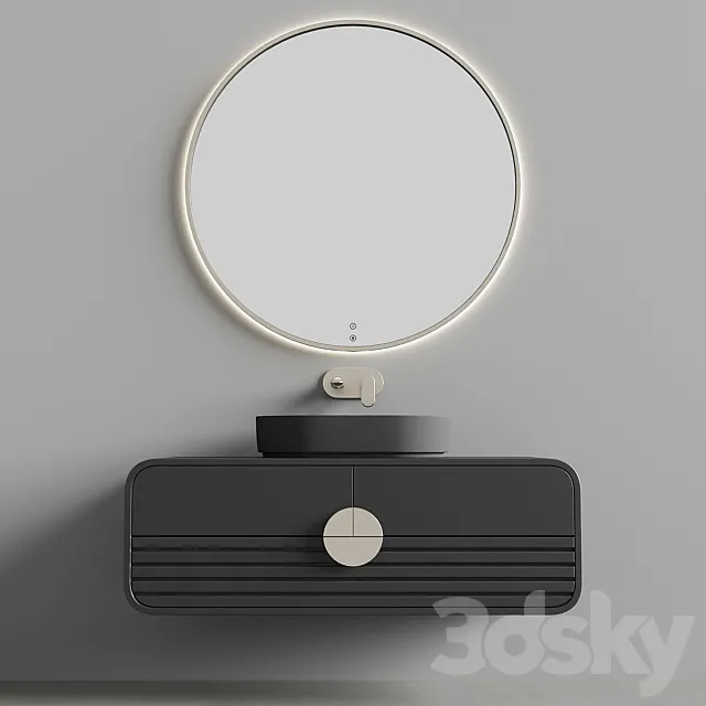 Modern washbasin 3D Model