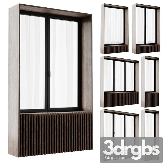 Modern Windows 2 3D Model Download