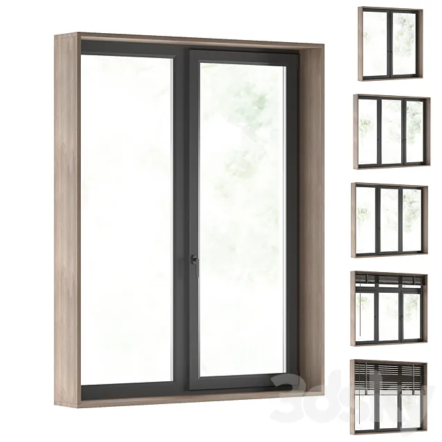 Modern windows + blinds Free Download