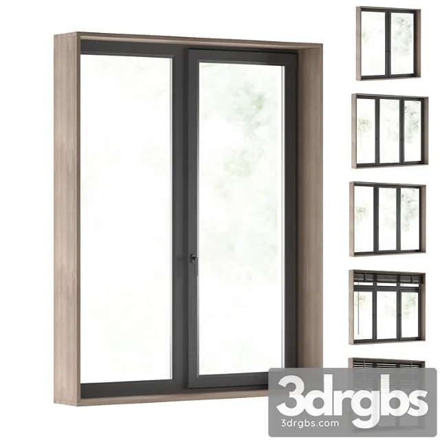 Modern windows + blinds