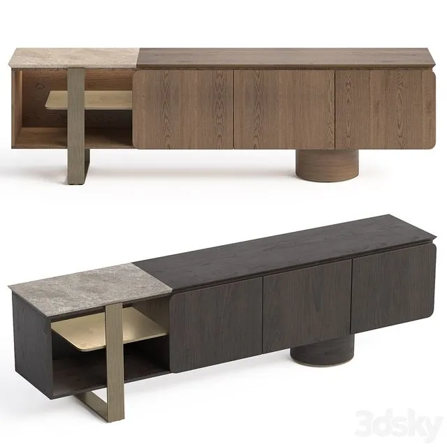 Modis Antik sideboard 3D Model
