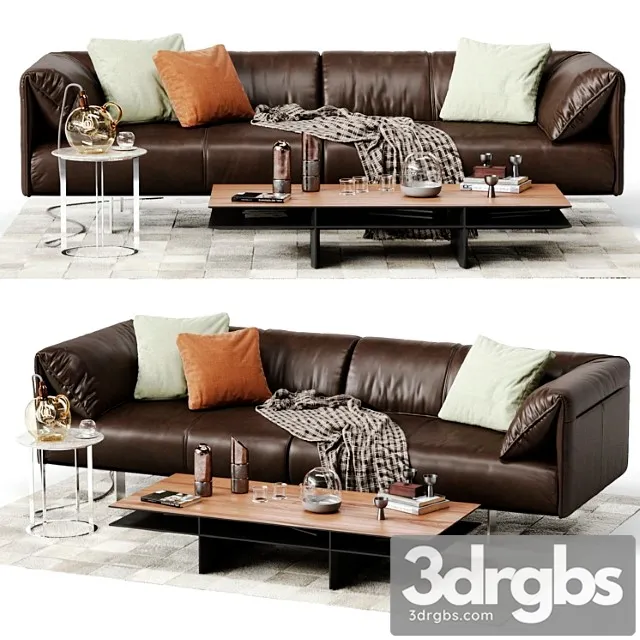 Modloft essex sofa 2 3D Model Free