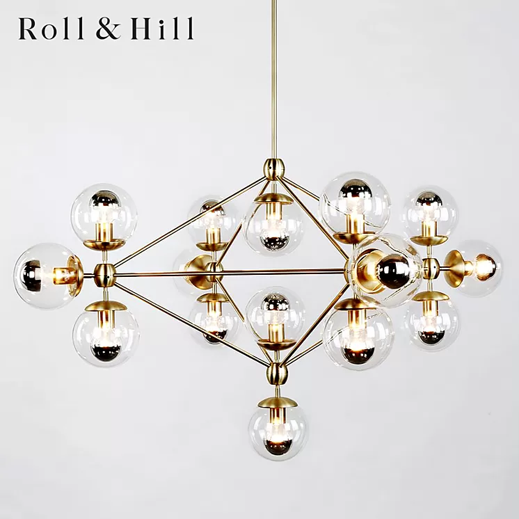 Modo Chandelier - Roll & Hill 3D Model