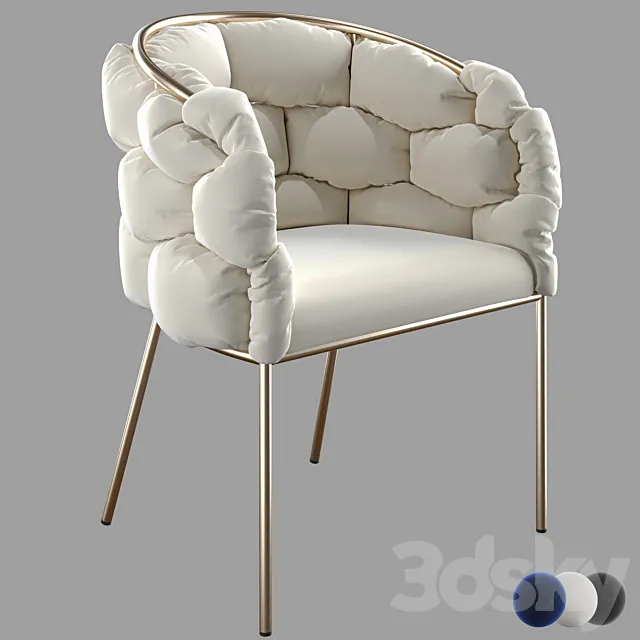 Modrest Debra Chair by vigfurniture 3D Model