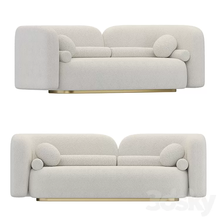 modshop1 Left Bank Sofa 3D Model