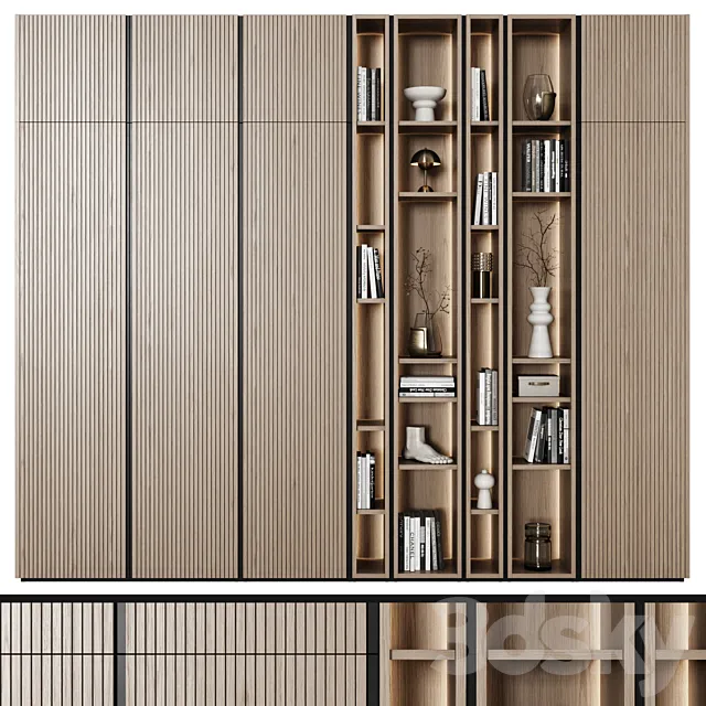 Modular cabinets in modern style 70 3D Model