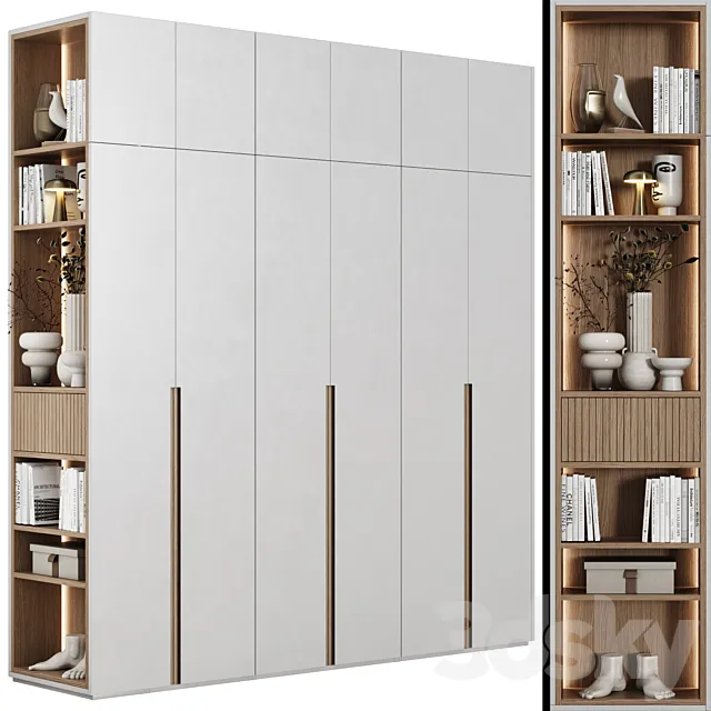 Modular cabinets in modern style 76 3D Model