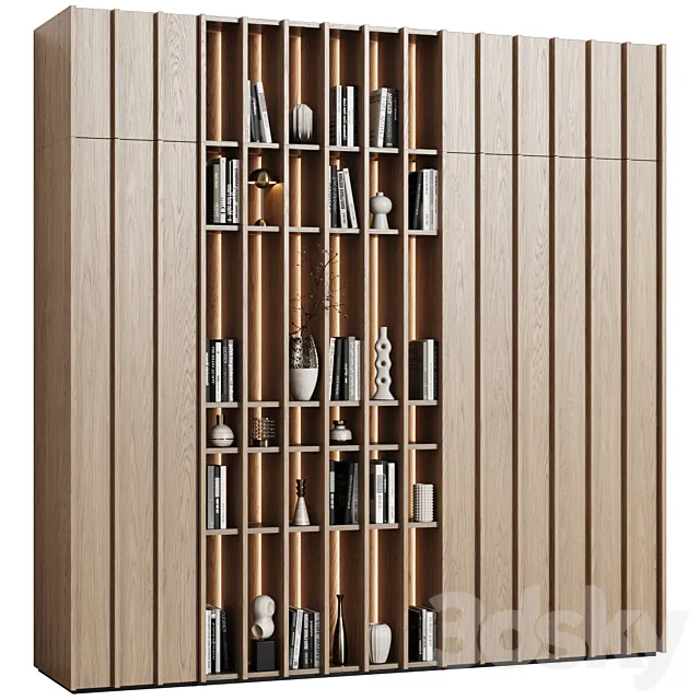 Modular cabinets in modern style 80 3D Model