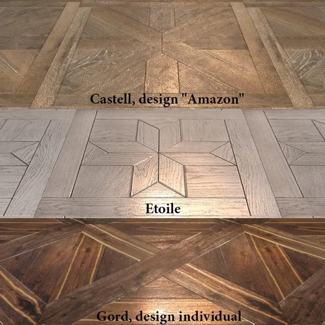 Modular flooring 5 (3 types) 3D Model