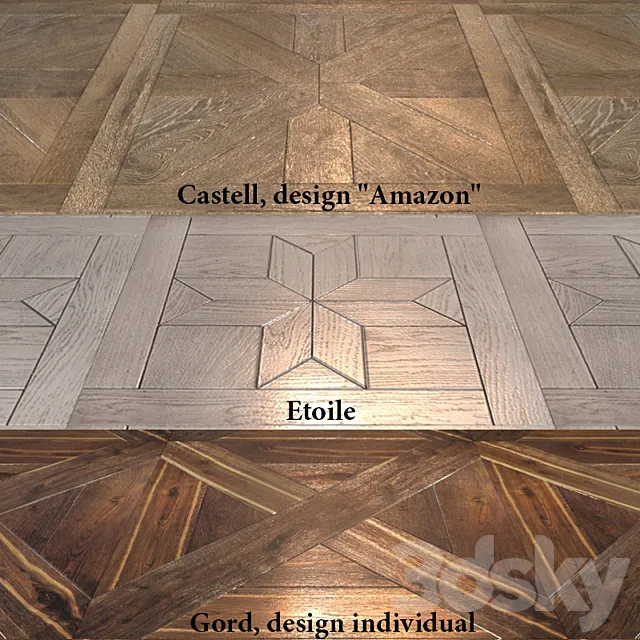 Modular flooring 5 (3 types) Free Download