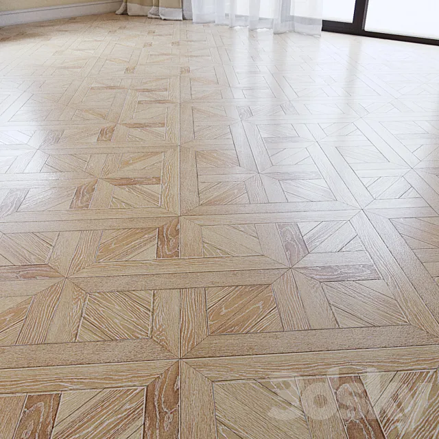 Modular flooring Marco Ferutti Linea 3DModel