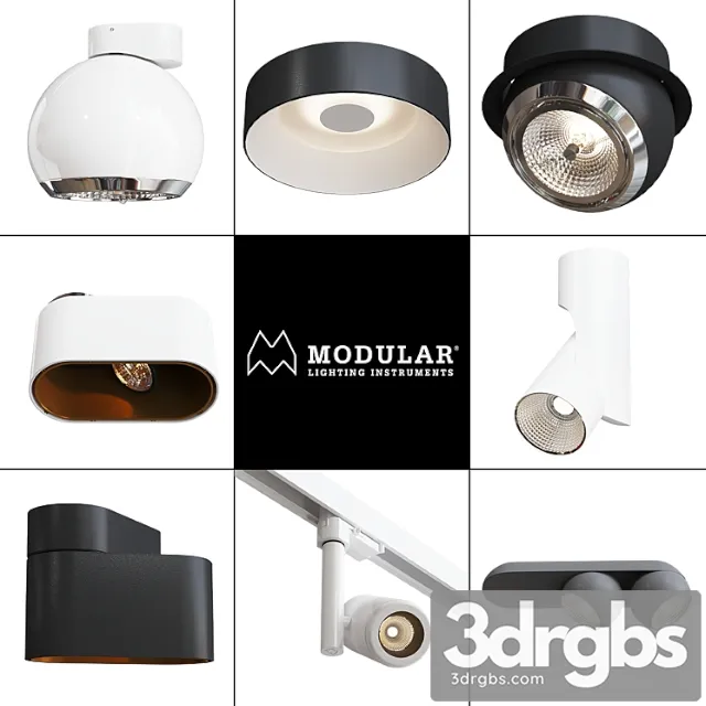 Modular Lighting Instruments 3D Model Download