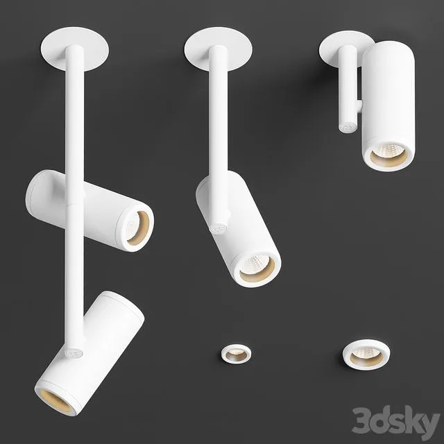 Modular Lighting Instruments Medard 3D Model