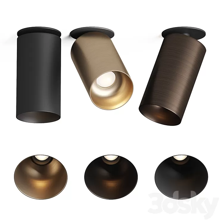 Modular Lighting Instruments Minude 45 and Thimble 3D Model Free