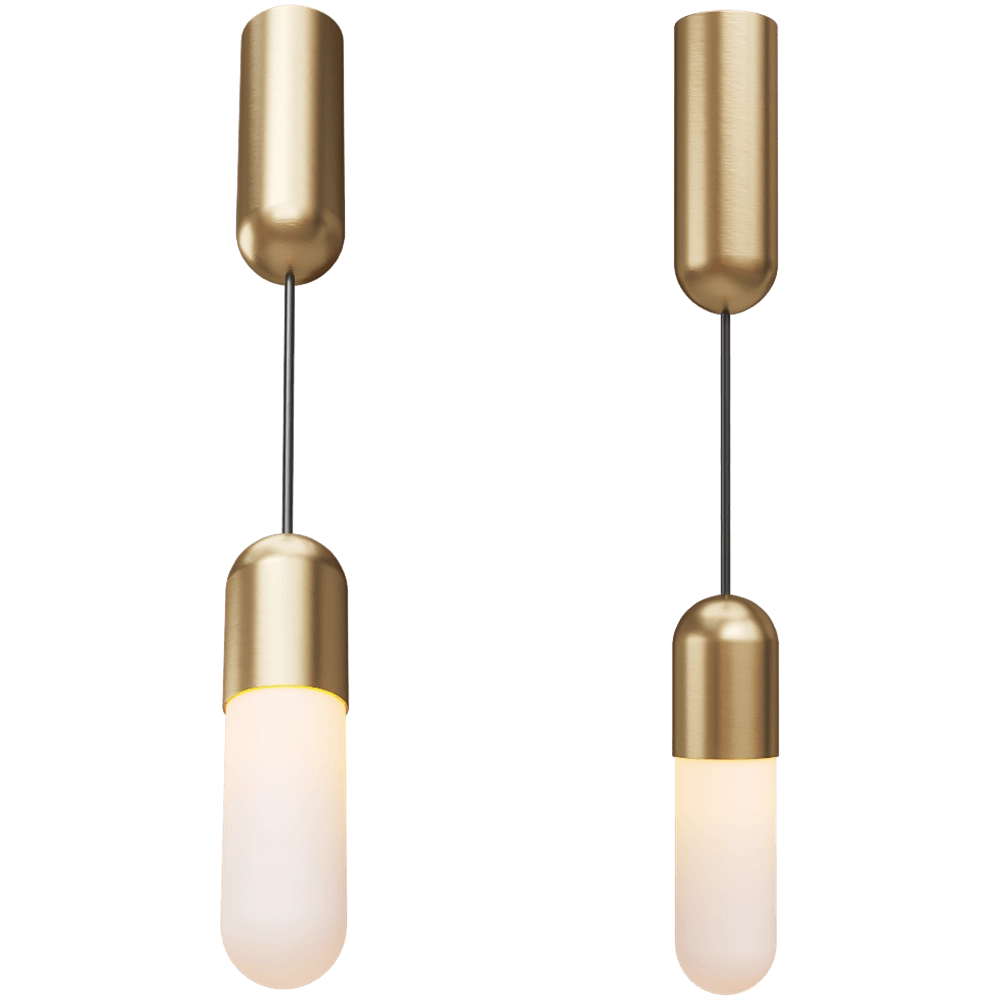 Modular Lighting Instruments - Pendant lamp Placebo 3D Model