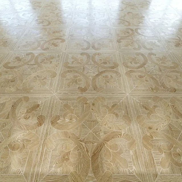 Modular parquet Artparquet 3D Model