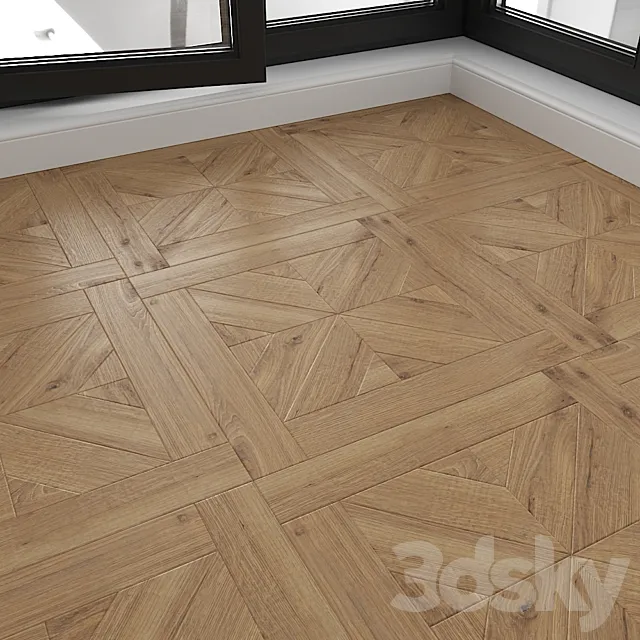 Modular parquet verona 3D Model