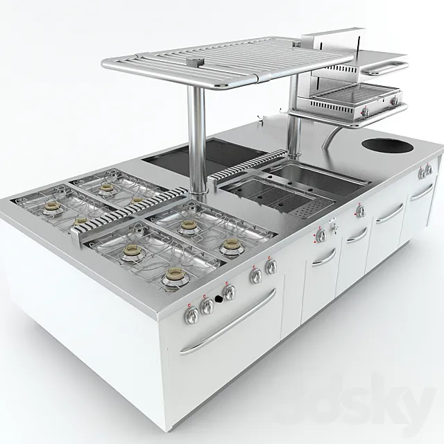 Modular Sensation cooking island 3DModel