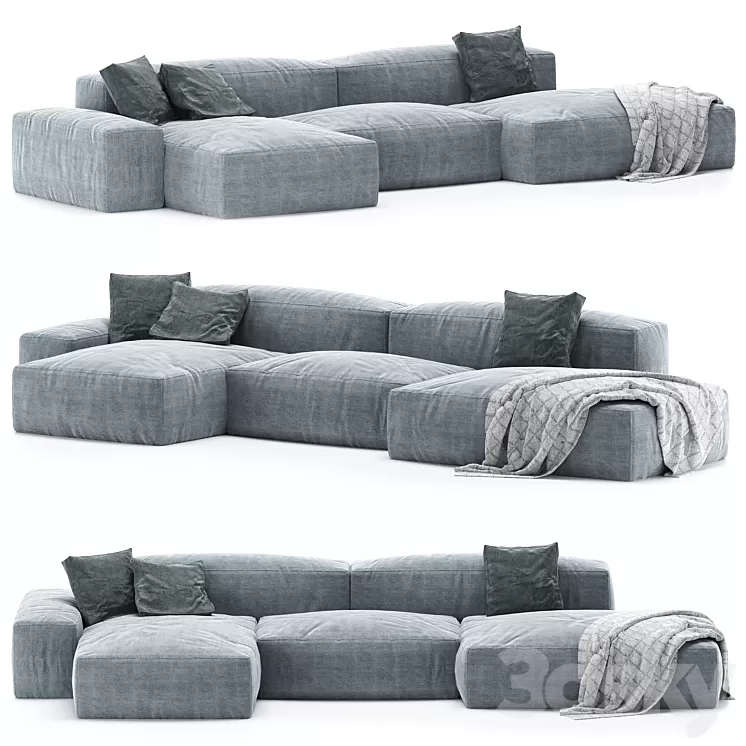 Modular sofa Boca Navi 3D Model