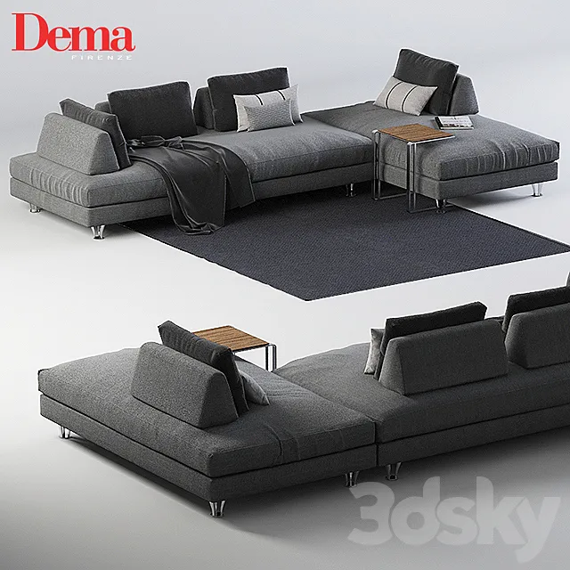 Modular sofa Dema Fly 3D Model