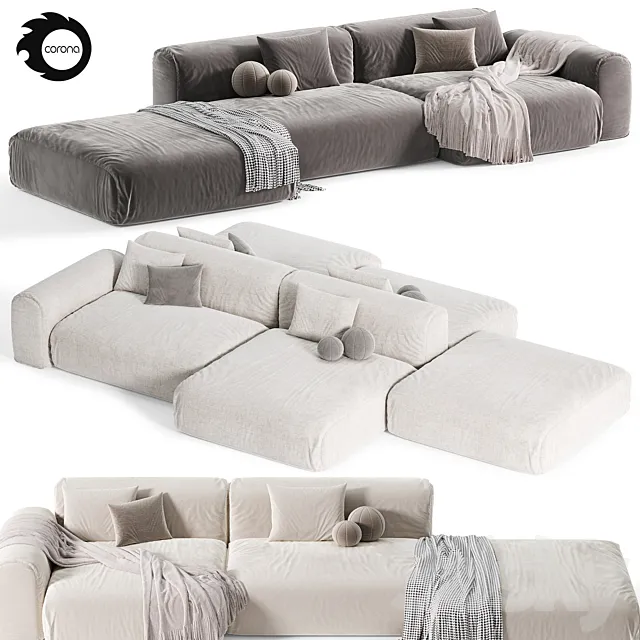 Modular Sofa Eazy Modern By aatom Free Download
