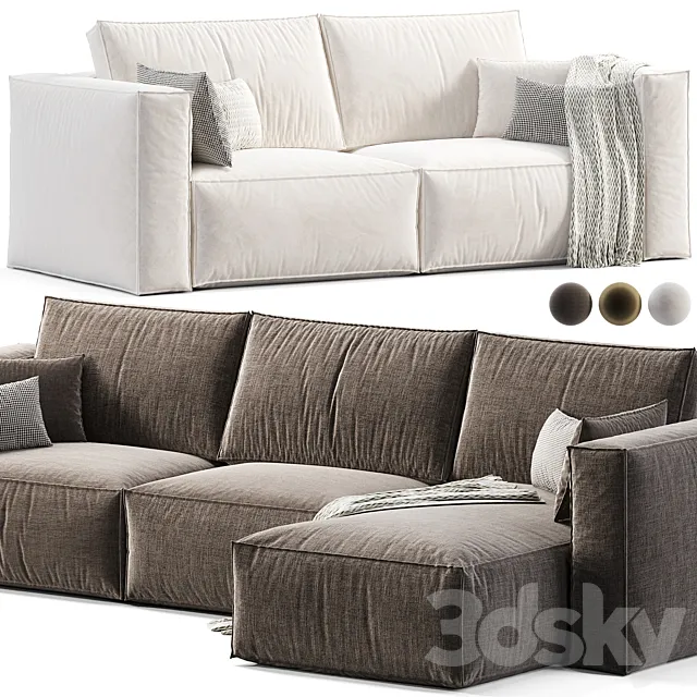 Modular Sofa Ebi Happy by Divan.ru 3D Model
