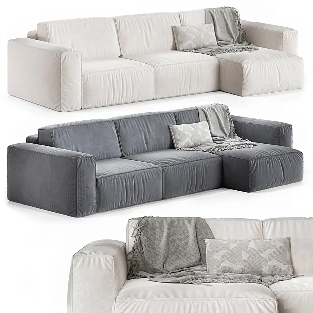 Modular Sofa Ebi Happy by Divan.ru 3D Model