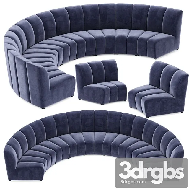 Modular sofa lando eichholtz_2 2 3D Model Free