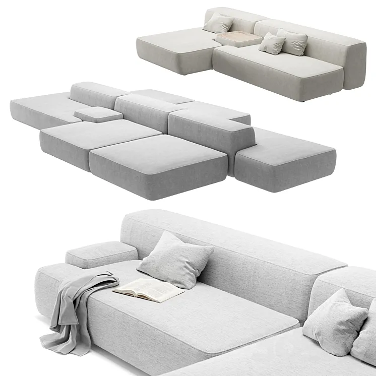 Modular sofa Lema Cloud 3D Model Free