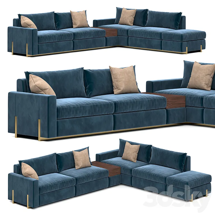 Modular Sofa Mario 3D Model Free