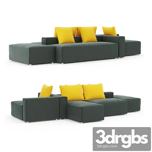 Modular sofa montis domino 2 3D Model Free