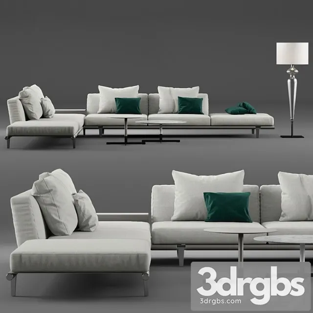 Modular sofa poltronafrau-let it be 2 3D Model Free