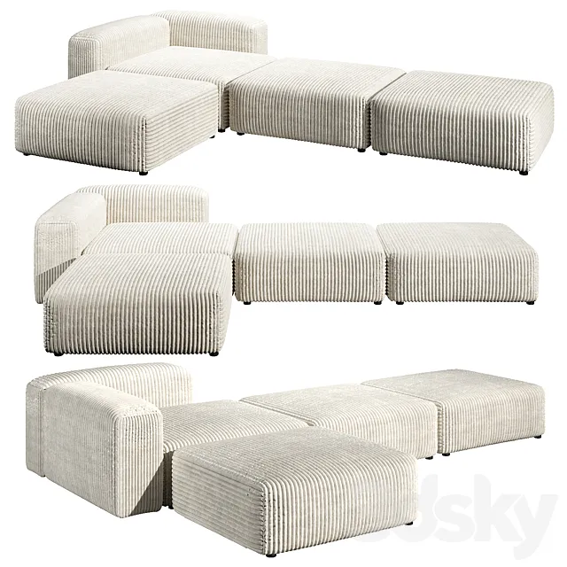 Modular sofa Sorrento 3D Model