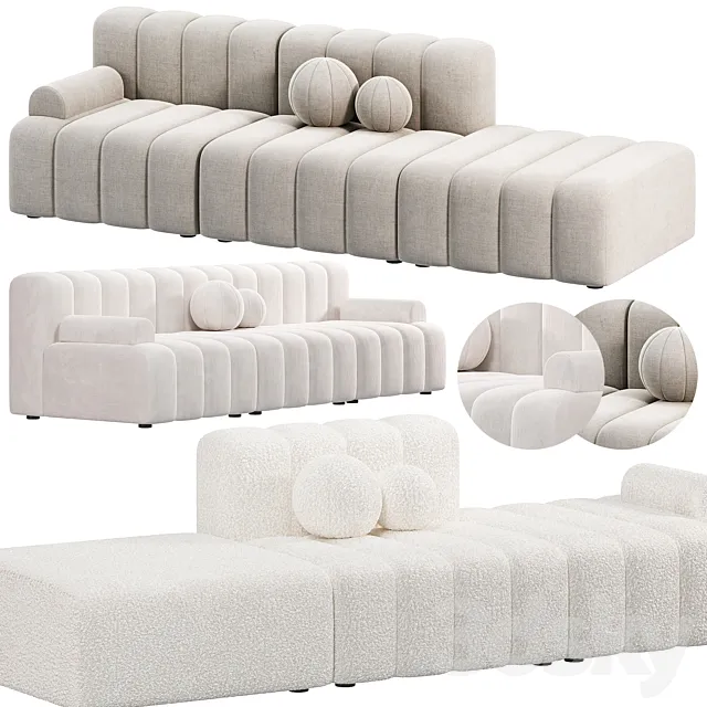 Modular Sofa STUDIO NORR11 sofas 3D Model