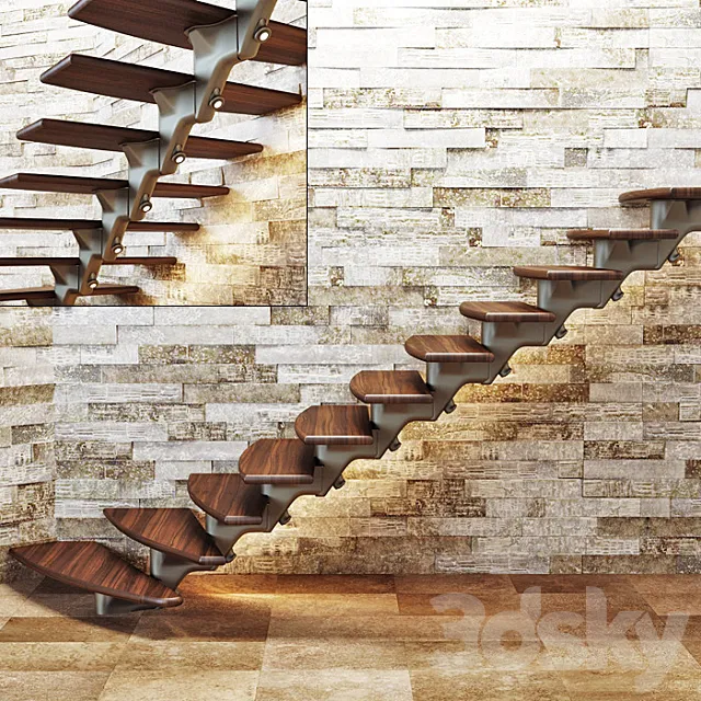 Modular stairs TopStar A260 3DModel