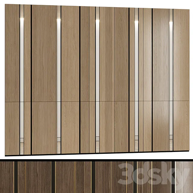 Modular wall panels in a modern minimalist style 5 Free Download