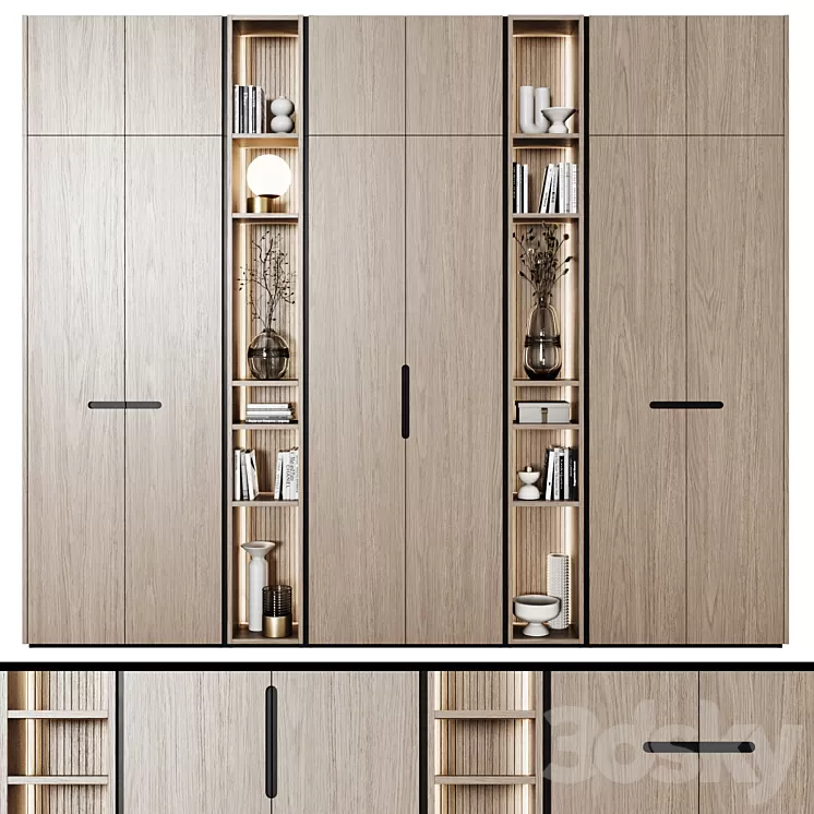 Modular wardrobes in modern style 67 3D Model Free