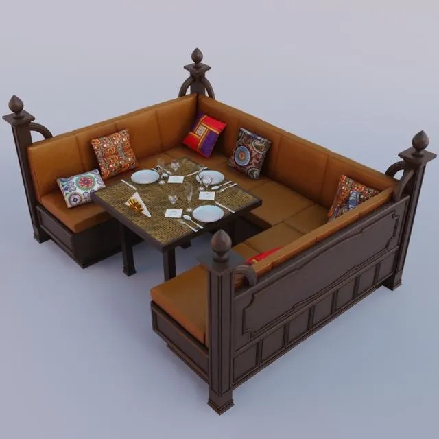 Module for restaurant 3D Model